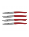 Berkel steak knife set 4-pcs. Color red - nr 1