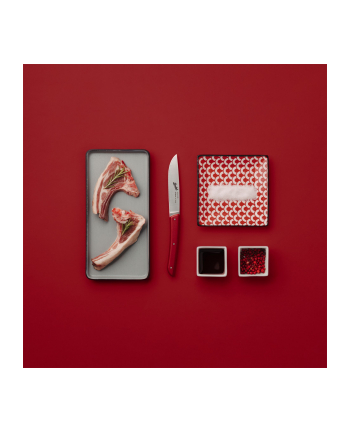 Berkel steak knife set 4-pcs. Color red nr 2