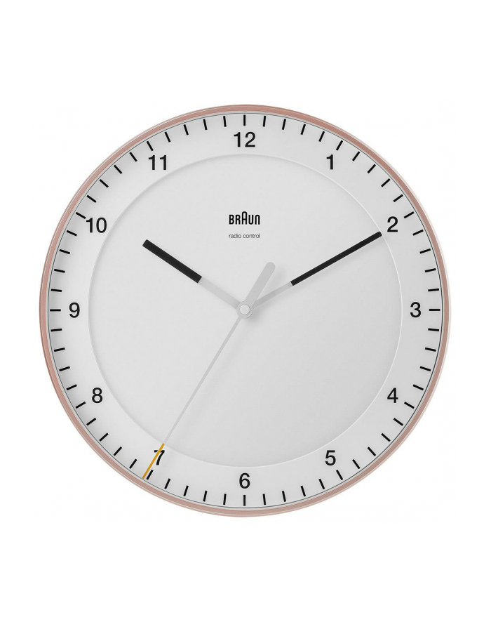 Braun BC 17 PW DCF Radio wall clock pink/Kolor: BIAŁY główny