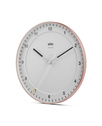 Braun BC 17 PW DCF Radio wall clock pink/Kolor: BIAŁY