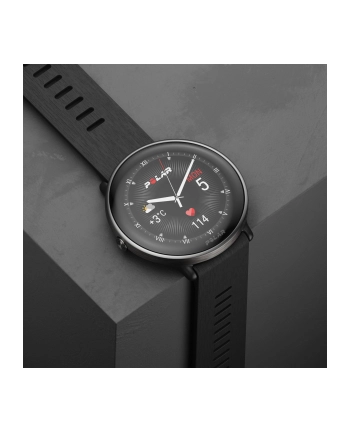 Polar Ignite 3 Titanium Silicone Band Kolor: CZARNY nr 1
