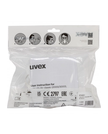 uvex silv-Air class.2200 FFP2 3x nr 1