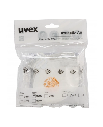 uvex silv-Air class.3200 FFP2 3x