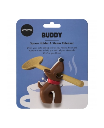 OTOTO Buddy Brown Spoon Holder 'amp; Steam Releaser nr 2