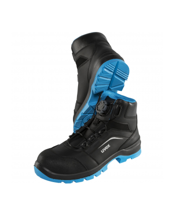 uvex Stiefel 95692 BOA schw/bl S S3 PUR W11 44