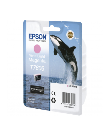 Epson ink cartridge vivid light magenta T 7606 N