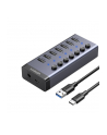 UGREEN USB-C to 7-Port USB-A 3.0 Hub DC 12V (wersja europejska) - nr 9
