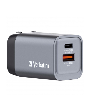 Verbatim GNC-35 GaN Charger 34W 1xUSB-C PD, 1xUSB-A QC 3.0 32200 nr 2