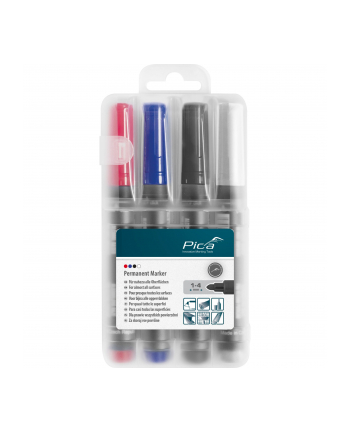 pica-marker Pica permanent Marker 1-4mm assorted with Instant-White