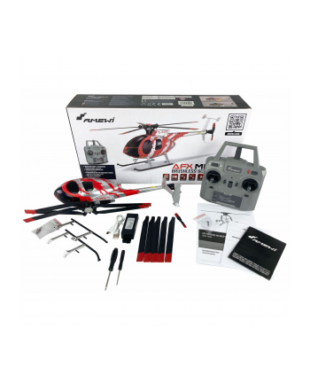 AMEWI AFX MD500E Zivil brushless 4-chan. 325mm Helicopter 6G RTF