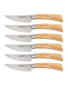 Jean Dubost Laguiole 6 pcs. Steak Knife Set, Olive - nr 1