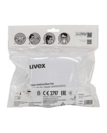 uvex silv-Air class.2200 FFP2 3x
