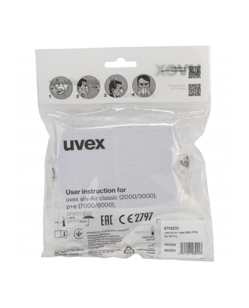 uvex silv-Air class.3200 FFP2 3x