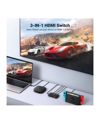 UGREEN HDMI Switcher 3 In 1 Out 4K