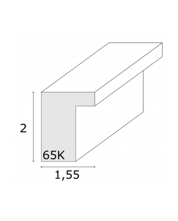 Deknudt S65KK1 Kolor: BIAŁY 13x13 Wood double Passepartout