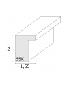 Deknudt S65KK2 Kolor: CZARNY 6x10x15 Wood Gallery double Passepartout - nr 3
