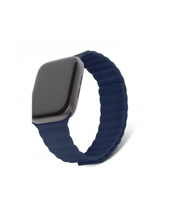 Decoded Silicone Magnet Traction Strap LITE 38/40/41mm Navy Peony nr 2