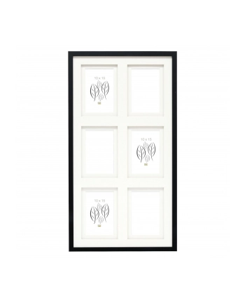 Deknudt S65KK2 Kolor: CZARNY 6x10x15 Wood Gallery double Passepartout nr 2