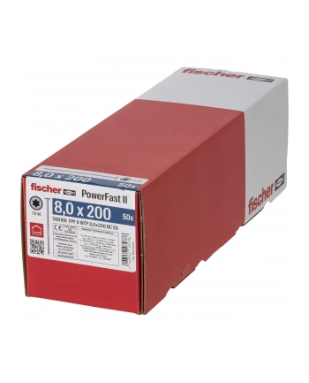 Fischer PowerFast II 8,0x200 TK TX TG blvz 50 nr 1