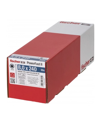 Fischer PowerFast II 8,0x240 TK TX TG blvz 50 nr 1