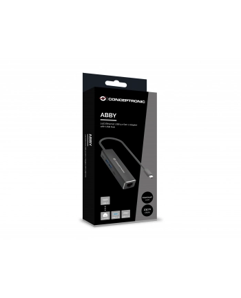 Conceptronic ABBY14B 4-Port Hub with Ethernet nr 1