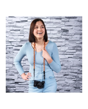 Hama Camera Strap  Braid 120 orange/blue nr 1