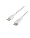 Belkin BOOST CHARGE braided Cab. USB-C/USB-C 15cm wh.CAB004BT0MWM - nr 2