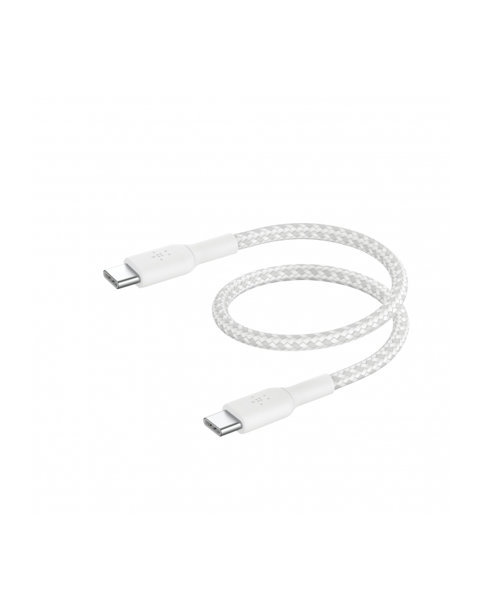 Belkin BOOST CHARGE braided Cab. USB-C/USB-C 15cm wh.CAB004BT0MWM główny