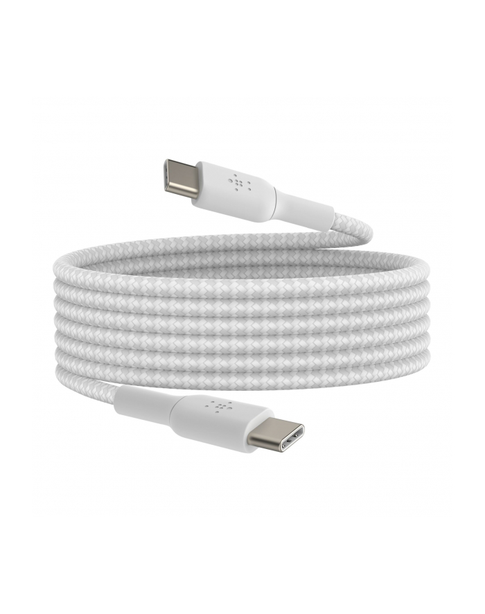 Belkin BOOST CHARGE braided Cab. USB-C/USB-C 2m Kolor: BIAŁYCAB004bt2MWH główny