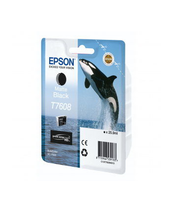 Epson ink cartridge matte Kolor: CZARNY T 7608N