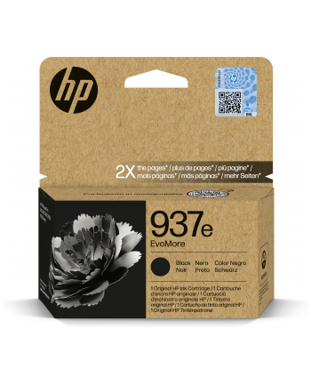 hewlett packard HP EvoMore 4S6W9NE ink cartridge Kolor: CZARNY No. 937e