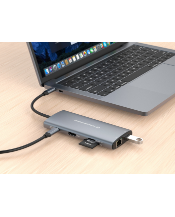Conceptronic DONN06G 9-in-1 Docking Station