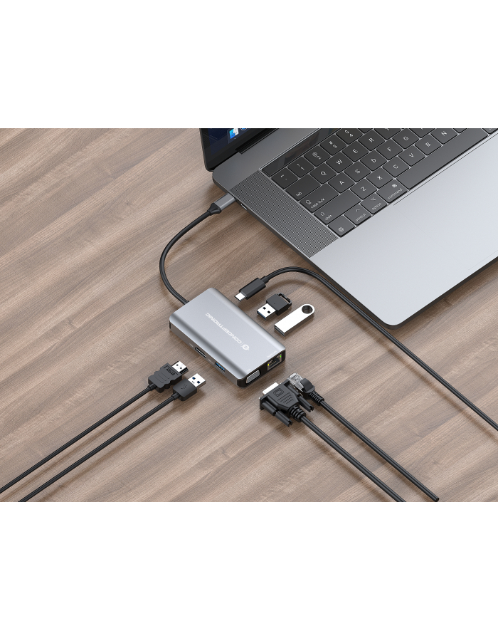 Conceptronic DONN21G 7-in-1 Docking Station główny