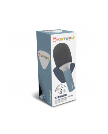 Kidywolf Microphone Bluetooth with Light blue