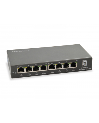 level one LevelOne GEP-0823 8-Port-Gigabit-PoE-Switch