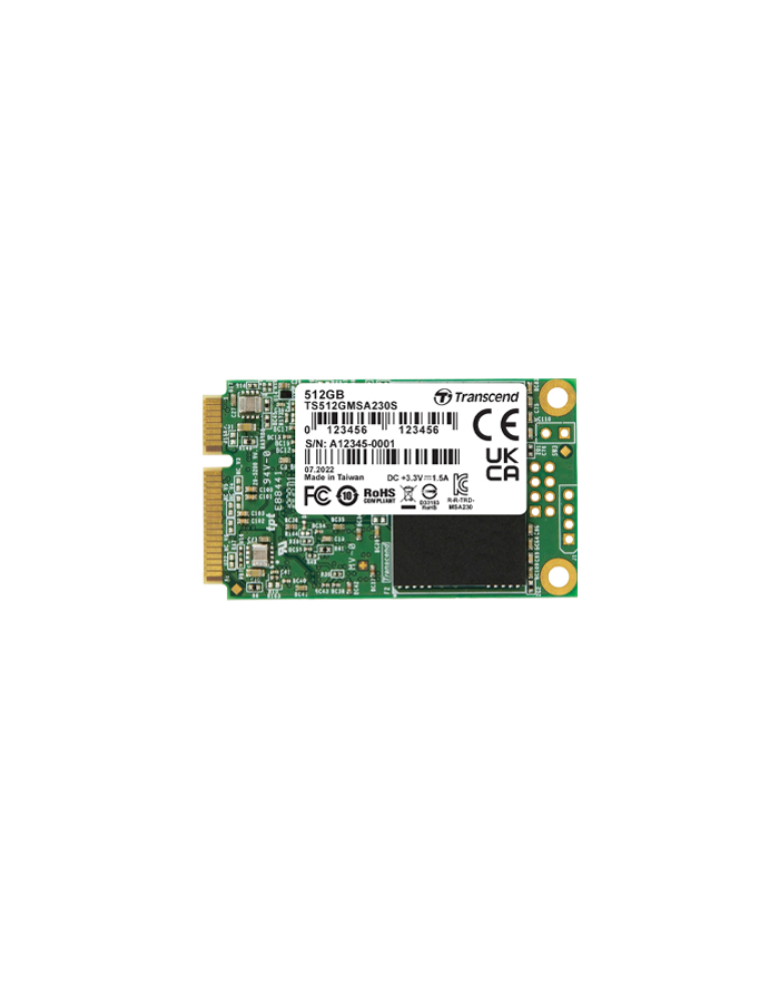 Transcend SSD MSA230S      512GB mSATA SATA III główny