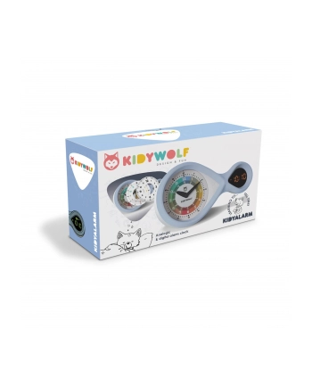 Kidywolf analog 'amp; digital Alarm Clock light blue nr 1