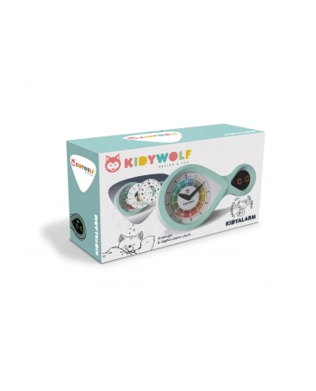 Kidywolf analog 'amp; digital Alarm Clock turquoise nr 1