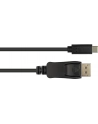GOOD CONNECTIONS  KABEL ADAPTEROWY - WTYCZKA USB-C DO DISPLAYPORT 1.2 / DP 1.2 WTYCZKA - 4K / UHD @60HZ - MIEDZIANA - 5 M - CZARNY GC-M0108  () - nr 5