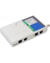 GOOD CONNECTIONS  TESTER KABLI SIECIOWYCH Z JEDNOSTKĄ ZDALNĄ – DO RJ45, RJ11, UTP/STP/BNC/USB – SPRAWDZANY POD KĄTEM PRZEJŚCIA, ZWARCIA, WYMIANY ŻYŁ I - nr 9