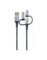 Schwaiger USB-A - USB-C + microUSB Lightning 1.5 m Czarny (LKU100533) - nr 3