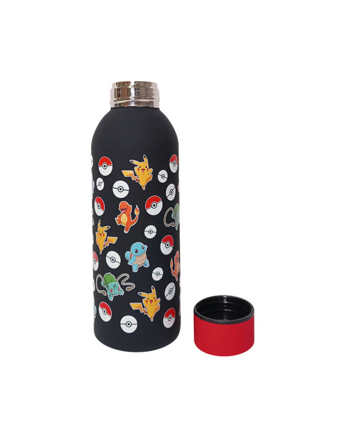 Bidon ze stali nierdzewnej z nadrukiem 3D 500ml Pokemon PK00018 Kids Euroswan główny