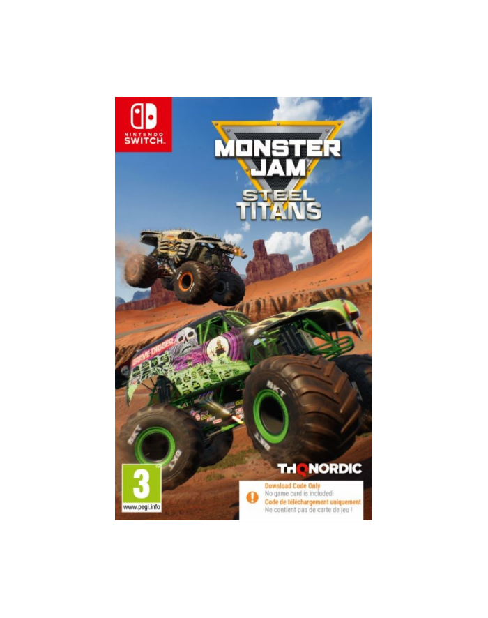 plaion Gra Nintendo Switch Monster Jam Steel Titans CiB główny