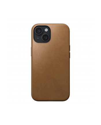 Nomad Modern Leather Case iPhone 15 English Tan