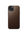 Nomad Modern Leather Case iPhone 15 Plus Brown - nr 1