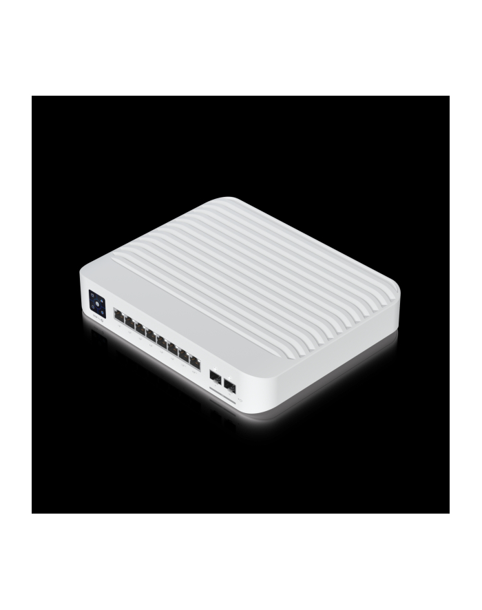 ubiquiti Przełącznik UniFi  8 PoE USW-PRO-8-POE, 6 portów 1 GbE PoE+,              2 porty 1 GbE PoE++, 2 porty 10G SFP+, 120W główny