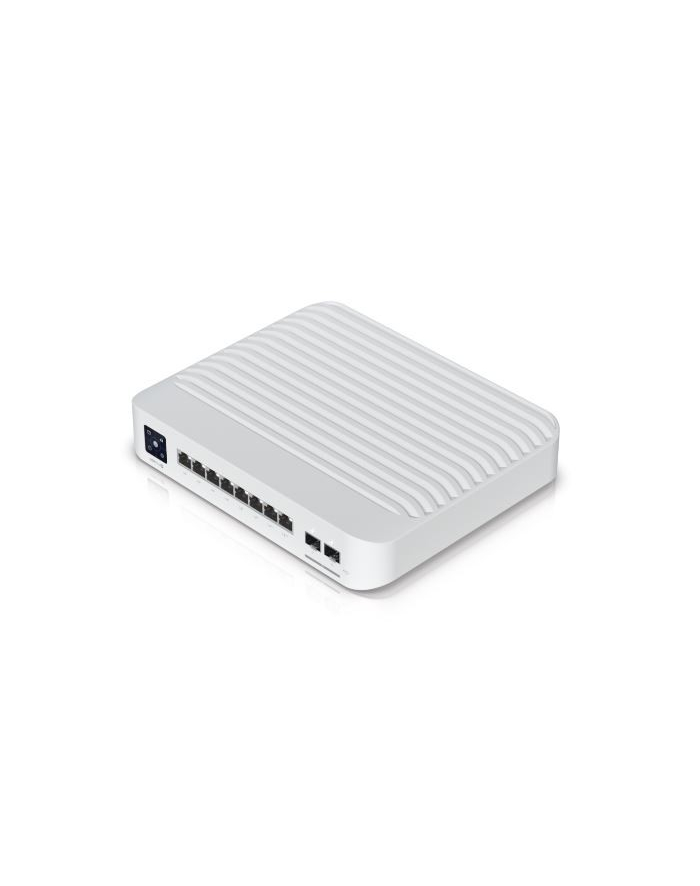 ubiquiti Przełącznik UniFi  8 PoE USW-PRO-8-POE, 6 portów 1 GbE PoE+,              2 porty 1 GbE PoE++, 2 porty 10G SFP+, 120W główny