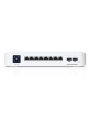 ubiquiti Przełącznik UniFi  8 PoE USW-PRO-8-POE, 6 portów 1 GbE PoE+,              2 porty 1 GbE PoE++, 2 porty 10G SFP+, 120W - nr 1