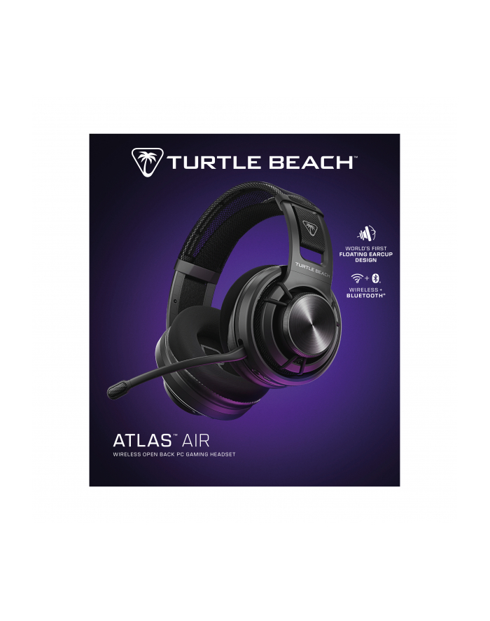 Turtle Beach Atlas Air Over-Ear Stereo Headset, czarny główny