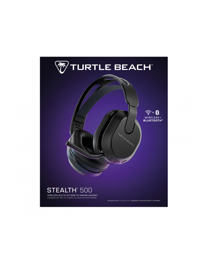Turtle Beach Stealth 500 PC Over-Ear Stereo Headset, czarny główny